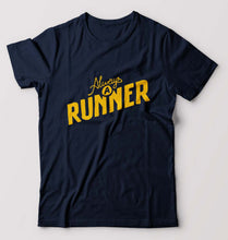Load image into Gallery viewer, Runner Running T-Shirt for Men-Navy Blue-Ektarfa.online
