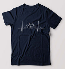 Load image into Gallery viewer, Cycling T-Shirt for Men-S(38 Inches)-Navy Blue-Ektarfa.online
