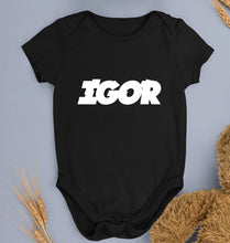 Load image into Gallery viewer, Igor Kids Romper For Baby Boy/Girl-0-5 Months(18 Inches)-Black-Ektarfa.online
