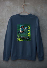 Load image into Gallery viewer, Sebastian Vettel F1 Unisex Sweatshirt for Men/Women-S(40 Inches)-Navy Blue-Ektarfa.online
