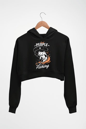 Fishing Crop HOODIE FOR WOMEN-Black-Ektarfa.online