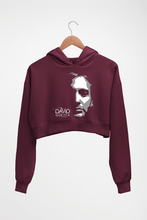 Load image into Gallery viewer, David Guetta Crop HOODIE FOR WOMEN-Maroon-Ektarfa.online
