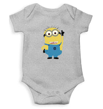 Load image into Gallery viewer, Minion Gru Kids Romper For Baby Boy/Girl-0-5 Months(18 Inches)-Grey-Ektarfa.online
