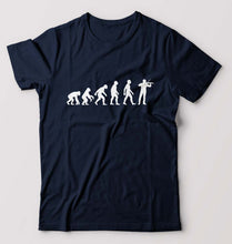 Load image into Gallery viewer, Violin Evolution T-Shirt for Men-Navy Blue-Ektarfa.online
