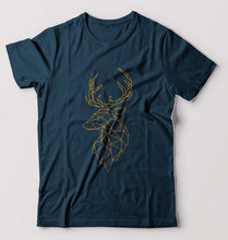Load image into Gallery viewer, Deer T-Shirt for Men-Petrol Blue-Ektarfa.online
