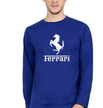 Load image into Gallery viewer, Ferrari F1 Full Sleeves T-Shirt for Men-Royal Blue-Ektarfa.online
