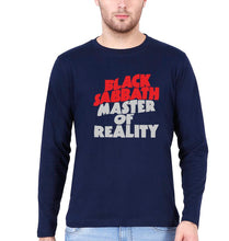 Load image into Gallery viewer, Black Sabbath Full Sleeves T-Shirt for Men-S(38 Inches)-Navy Blue-Ektarfa.online
