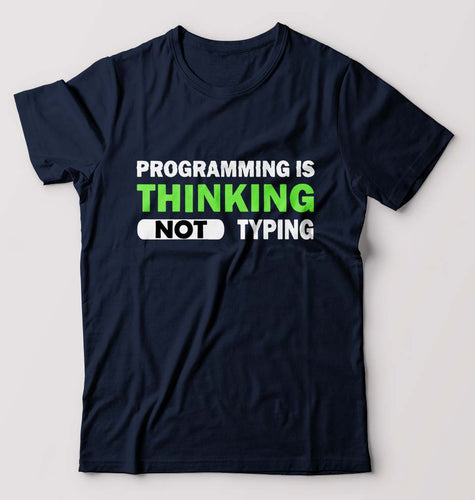 Programmer T-Shirt for Men-Navy Blue-Ektarfa.online