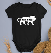 Load image into Gallery viewer, Make in India Kids Romper For Baby Boy/Girl-Black-Ektarfa.online
