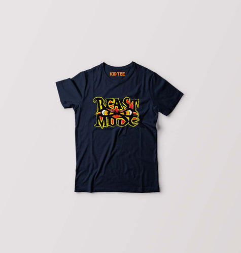 Gym Beast Kids T-Shirt for Boy/Girl-Navy Blue-Ektarfa.online