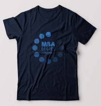 Load image into Gallery viewer, MBA T-Shirt for Men-Navy Blue-Ektarfa.online
