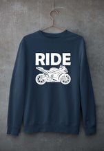 Load image into Gallery viewer, Ride Superbike Unisex Sweatshirt for Men/Women-Navy Blue-Ektarfa.online
