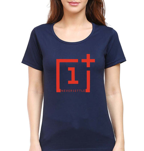 OnePlus T-Shirt for Women-Navy Blue-Ektarfa.online
