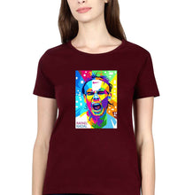Load image into Gallery viewer, Rafael Nadal (RAFA) T-Shirt for Women-XS(32 Inches)-Maroon-Ektarfa.online
