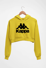 Load image into Gallery viewer, Kappa Crop HOODIE FOR WOMEN-Mustard Yellow-Ektarfa.online
