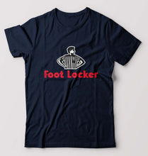 Load image into Gallery viewer, Foot Locker T-Shirt for Men-S(38 Inches)-Navy Blue-Ektarfa.online

