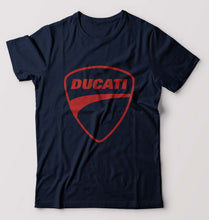 Load image into Gallery viewer, Ducati T-Shirt for Men-S(38 Inches)-Navy Blue-Ektarfa.online
