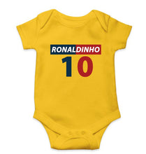 Load image into Gallery viewer, Ronaldinho Kids Romper For Baby Boy/Girl-0-5 Months(18 Inches)-Yellow-Ektarfa.online

