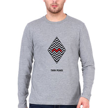 Load image into Gallery viewer, Twin Peaks Full Sleeves T-Shirt for Men-Grey Melange-Ektarfa.online
