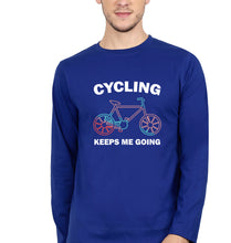 Load image into Gallery viewer, Cycling Full Sleeves T-Shirt for Men-Royal Blue-Ektarfa.online
