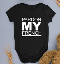 Load image into Gallery viewer, Pardon My French Kids Romper For Baby Boy/Girl-Black-Ektarfa.online
