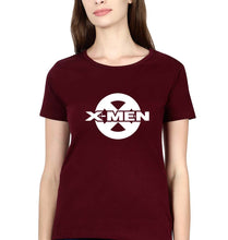 Load image into Gallery viewer, X-Men T-Shirt for Women-XS(32 Inches)-Maroon-Ektarfa.online
