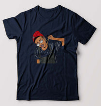 Load image into Gallery viewer, MC Stan T-Shirt for Men-S(38 Inches)-Navy Blue-Ektarfa.online
