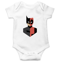 Load image into Gallery viewer, Deadpool &amp; Batman Kids Romper For Baby Boy/Girl-0-5 Months(18 Inches)-White-Ektarfa.online
