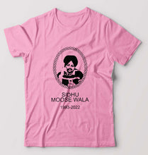 Load image into Gallery viewer, Drake Tribute Sidhu Moose Wala T-Shirt for Men-Light Baby Pink-Ektarfa.online
