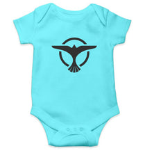 Load image into Gallery viewer, Tiesto Logo Kids Romper For Baby Boy/Girl-0-5 Months(18 Inches)-Sky Blue-Ektarfa.online
