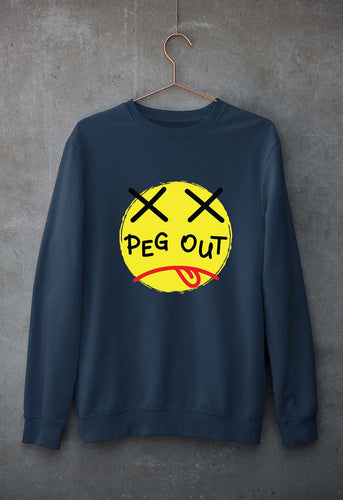 Peg Out Unisex Sweatshirt for Men/Women-Navy Blue-Ektarfa.online