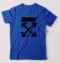Load image into Gallery viewer, Off White Tee T-Shirt for Men-Royal Blue-Ektarfa.online
