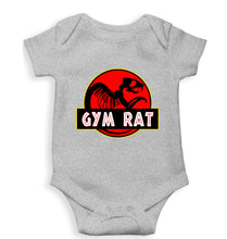 Load image into Gallery viewer, Gym Rat Kids Romper For Baby Boy/Girl-0-5 Months(18 Inches)-Grey-Ektarfa.online
