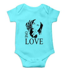 Load image into Gallery viewer, Bob Marley Kids Romper For Baby Boy/Girl-0-5 Months(18 Inches)-Sky Blue-Ektarfa.online
