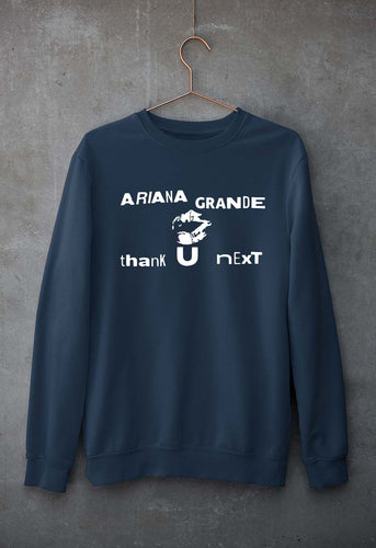 Ariana Grande thank u next Unisex Sweatshirt for Men/Women-Navy Blue-Ektarfa.online