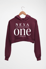 Load image into Gallery viewer, Nexa-one Limited Crop HOODIE FOR WOMEN-Maroon-Ektarfa.online
