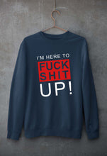 Load image into Gallery viewer, Fuck Unisex Sweatshirt for Men/Women-Navy Blue-Ektarfa.online
