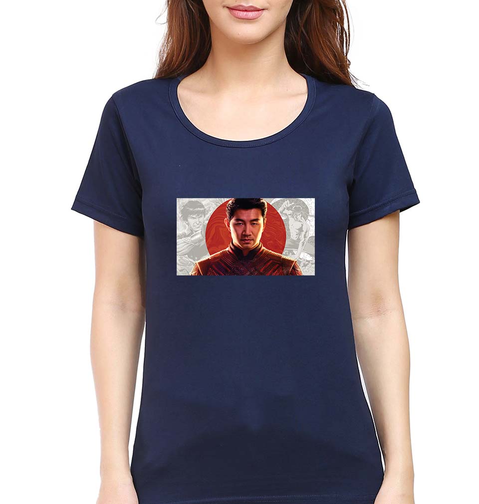 Shang-Chi T-Shirt for Women-Navy Blue-Ektarfa.online