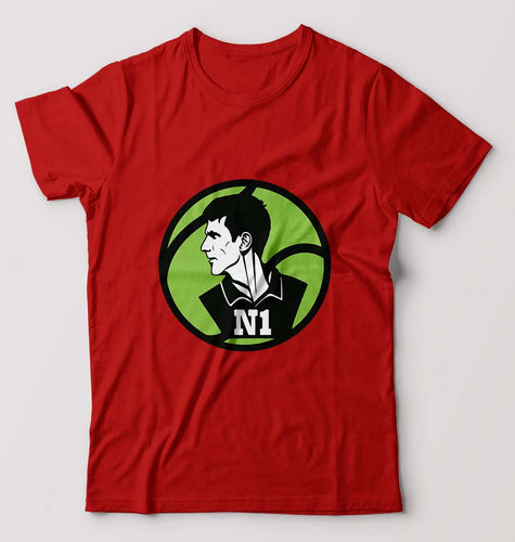 Novak Djokovic T-Shirt for Men-Red-Ektarfa.online