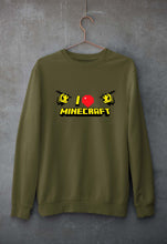 Load image into Gallery viewer, Love Minecraft Unisex Sweatshirt for Men/Women-Olive Green-Ektarfa.online
