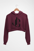 Load image into Gallery viewer, Jimmy Choo Crop HOODIE FOR WOMEN-Maroon-Ektarfa.online
