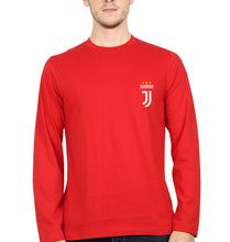 Load image into Gallery viewer, Juventus Logo Full Sleeves T-Shirt for Men-Red-Ektarfa.online
