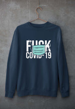 Load image into Gallery viewer, Fuck Covid Unisex Sweatshirt for Men/Women-Navy Blue-Ektarfa.online

