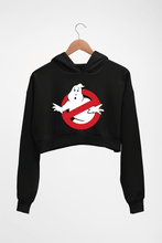 Load image into Gallery viewer, Ghostbusters Crop HOODIE FOR WOMEN-Black-Ektarfa.online
