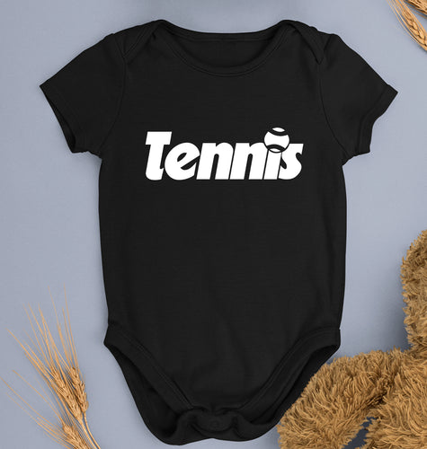 Tennis Kids Romper For Baby Boy/Girl-0-5 Months(18 Inches)-Black-Ektarfa.online