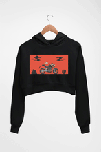 Load image into Gallery viewer, Duke Crop HOODIE FOR WOMEN-Black-Ektarfa.online
