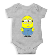 Load image into Gallery viewer, Minion Kids Romper For Baby Boy/Girl-0-5 Months(18 Inches)-Grey-Ektarfa.online
