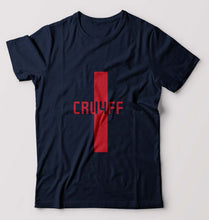 Load image into Gallery viewer, Johan Cruyff T-Shirt for Men-S(38 Inches)-Navy Blue-Ektarfa.online
