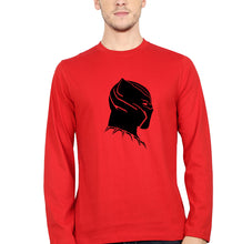 Load image into Gallery viewer, Black Panther Superhero Full Sleeves T-Shirt for Men-Red-Ektarfa.online
