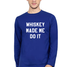 Load image into Gallery viewer, Whiskey Full Sleeves T-Shirt for Men-Royal Blue-Ektarfa.online
